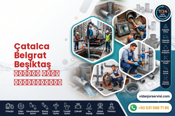 Çatalca Belgrat Beşiktaş утечка воды обнаружение