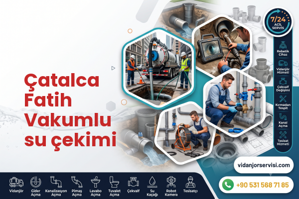 Çatalca Fatih Vakumlu su çekimi