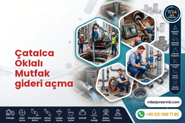 Çatalca Oklalı Mutfak gideri açma