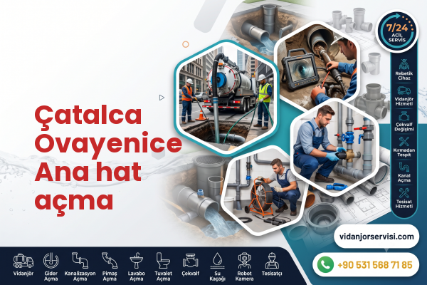 Çatalca Ovayenice Ana hat açma