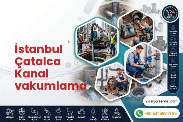 İstanbul Çatalca Kanal vakumlama
