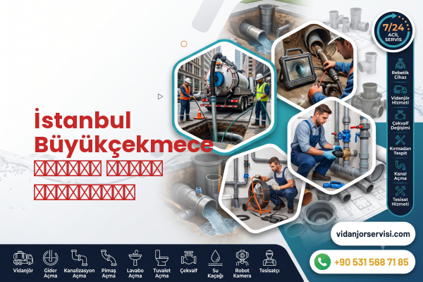 İstanbul Büyükçekmece дренаж засор прочистка