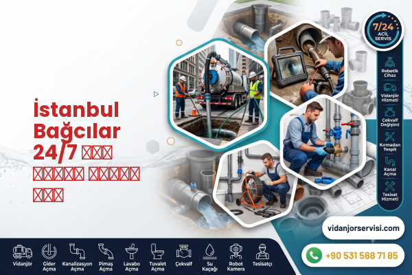 İstanbul Bağcılar 24/7 فتح الصرف الصحي فني