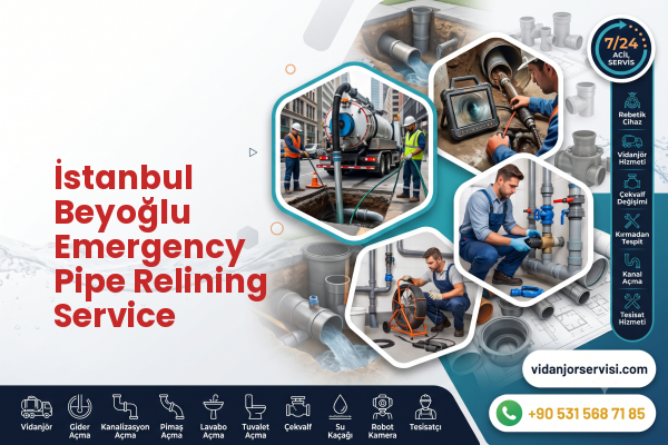 İstanbul Beyoğlu Emergency Pipe Relining Service