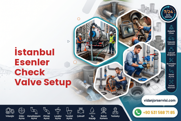 İstanbul Esenler Check Valve Setup