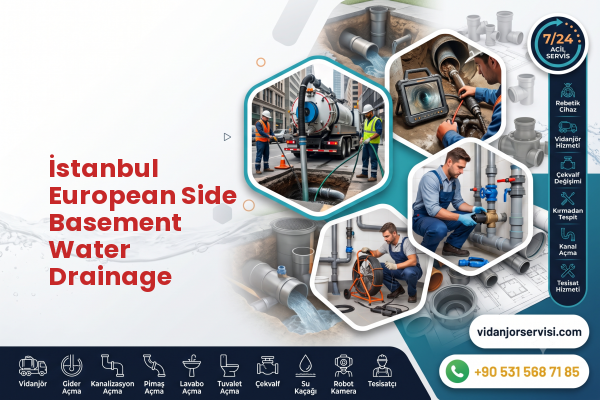 İstanbul European Side Basement Water Drainage