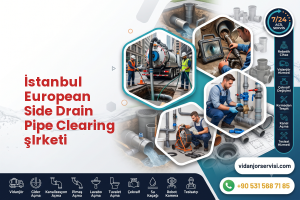 İstanbul European Side Drain Pipe Clearing şIrketi