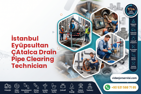 İstanbul Eyüpsultan ÇAtalca Drain Pipe Clearing Technician