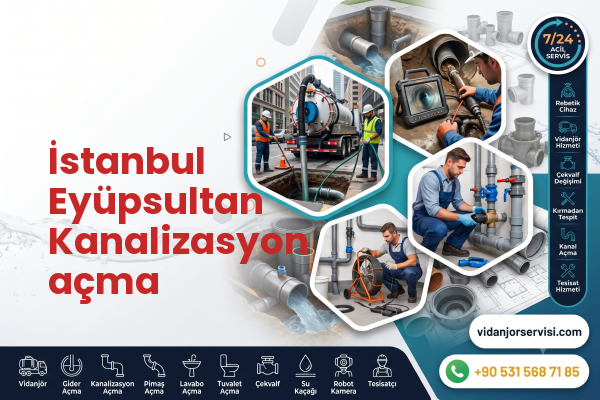 İstanbul Eyüpsultan Kanalizasyon açma