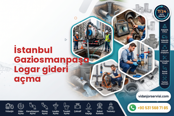İstanbul Gaziosmanpaşa Logar gideri açma