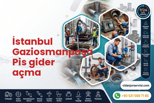İstanbul Gaziosmanpaşa Pis gider açma