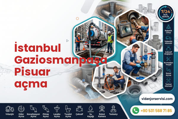 İstanbul Gaziosmanpaşa Pisuar açma