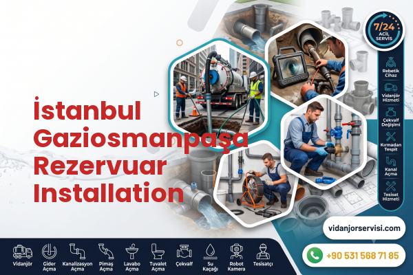İstanbul Gaziosmanpaşa Rezervuar Installation