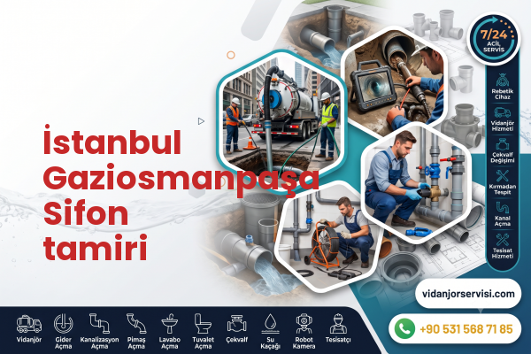 İstanbul Gaziosmanpaşa Sifon tamiri