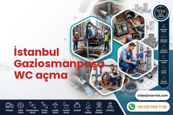 İstanbul Gaziosmanpaşa WC açma