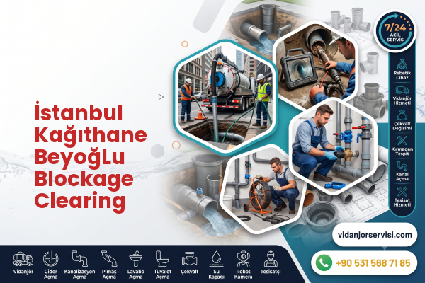İstanbul Kağıthane BeyoğLu Blockage Clearing