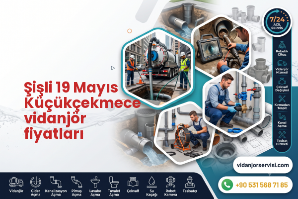 Şişli 19 Mayıs Küçükçekmece vidanjör fiyatları