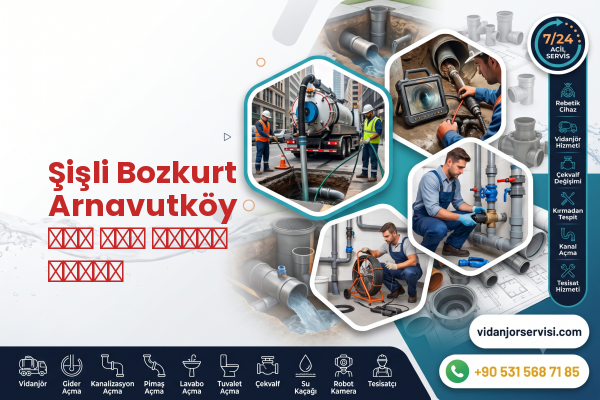 Şişli Bozkurt Arnavutköy فني فتح أنبوب الصرف