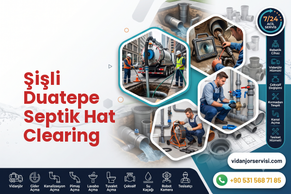 Şişli Duatepe Septik Hat Clearing