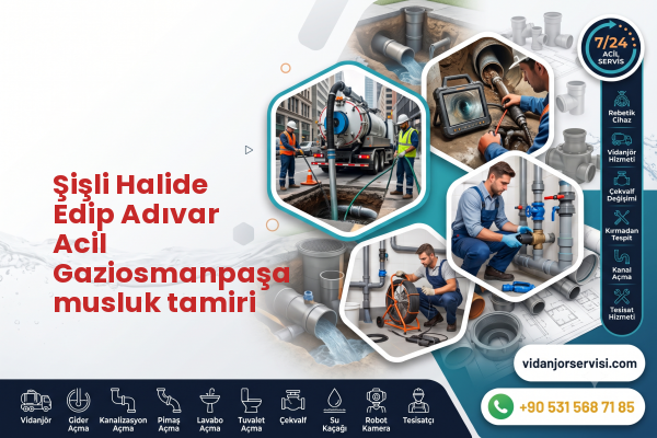 Şişli Halide Edip Adıvar Acil Gaziosmanpaşa musluk tamiri