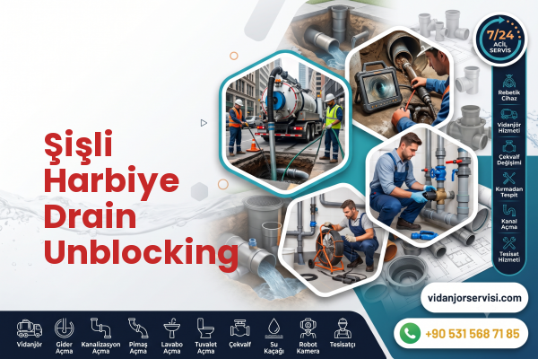 Şişli Harbiye Drain Unblocking