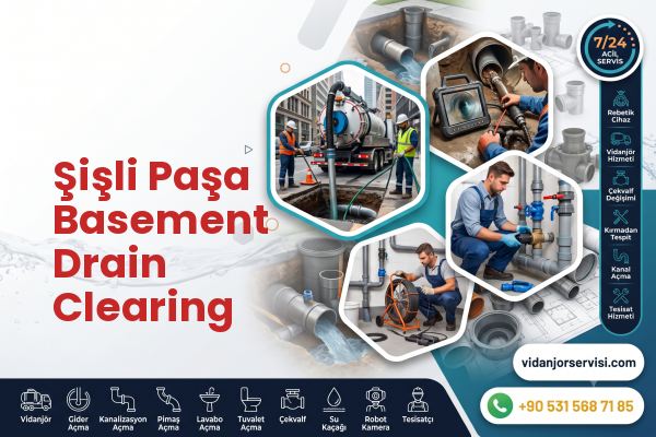 Şişli Paşa Basement Drain Clearing