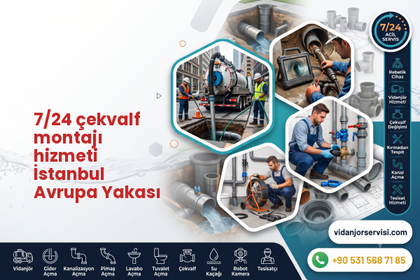 7/24 çekvalf montajı hizmeti İstanbul Avrupa Yakası