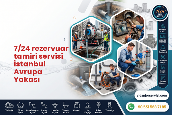 7/24 rezervuar tamiri servisi İstanbul Avrupa Yakası