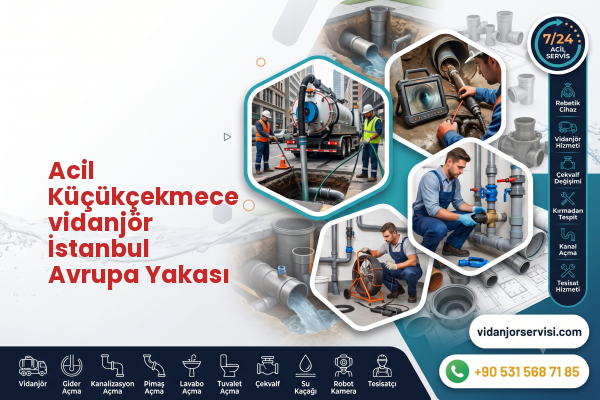 Acil Küçükçekmece vidanjör İstanbul Avrupa Yakası