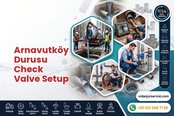 Arnavutköy Durusu Check Valve Setup