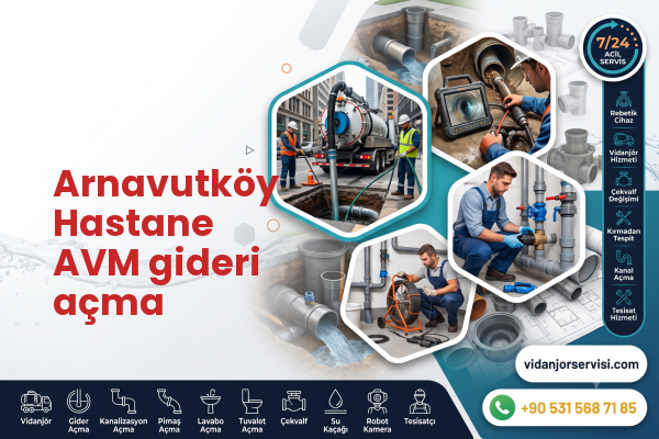 Arnavutköy Hastane AVM gideri açma