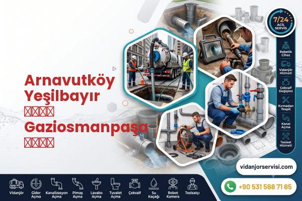 Arnavutköy Yeşilbayır طارئ Gaziosmanpaşa سباك