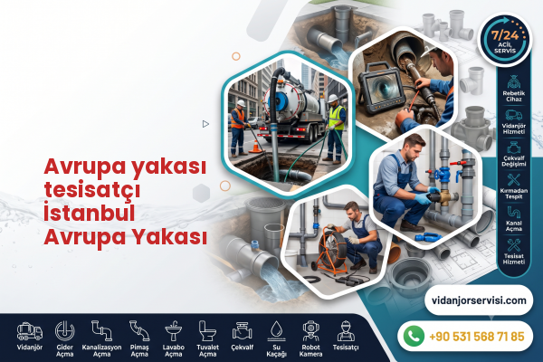 Avrupa yakası tesisatçı İstanbul Avrupa Yakası