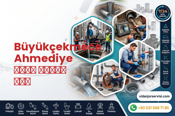 Büyükçekmece Ahmediye طارئ مغسلة فتح