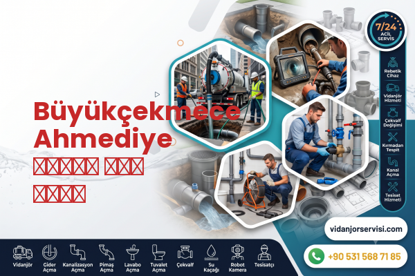 Büyükçekmece Ahmediye مغسلة فتح شركة