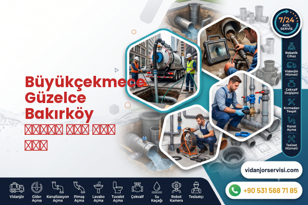 Büyükçekmece Güzelce Bakırköy شاحنة صرف صحي فني