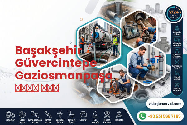 Başakşehir Güvercintepe Gaziosmanpaşa سباك فني