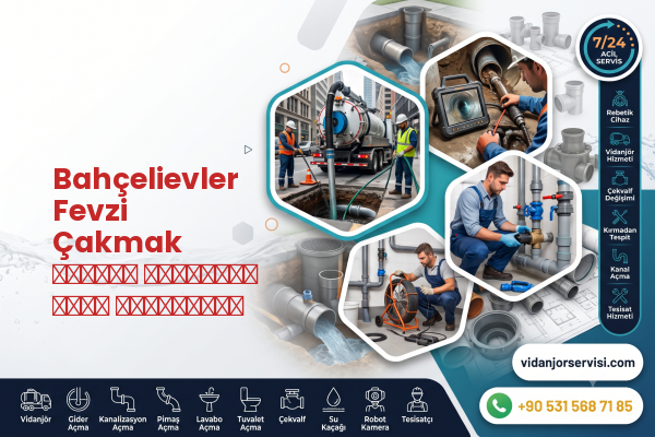 Bahçelievler Fevzi Çakmak ванная раковина сток прочистка