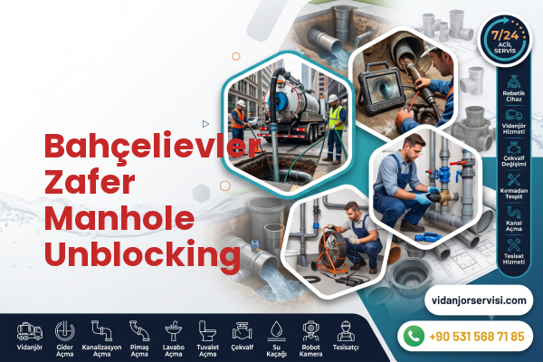 Bahçelievler Zafer Manhole Unblocking