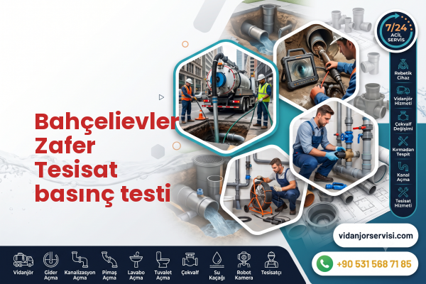 Bahçelievler Zafer Tesisat basınç testi