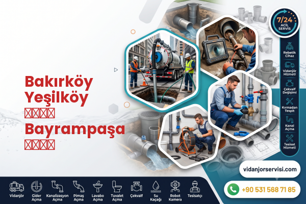 Bakırköy Yeşilköy طارئ Bayrampaşa سباك