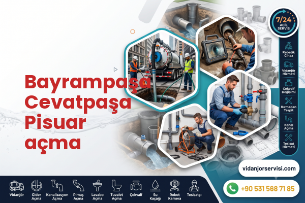 Bayrampaşa Cevatpaşa Pisuar açma