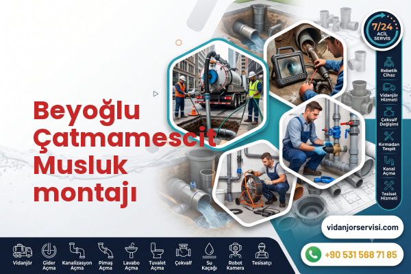 Beyoğlu Çatmamescit Musluk montajı