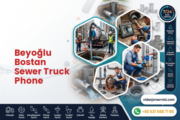 Beyoğlu Bostan Sewer Truck Phone