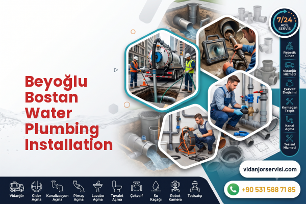 Beyoğlu Bostan Water Plumbing Installation