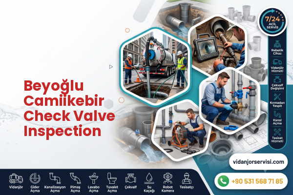 Beyoğlu Camiikebir Check Valve Inspection