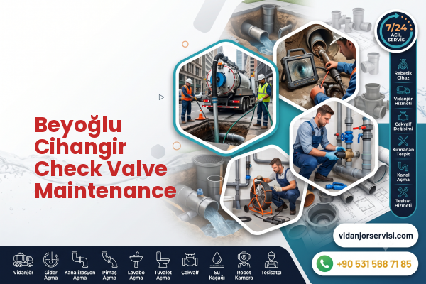 Beyoğlu Cihangir Check Valve Maintenance