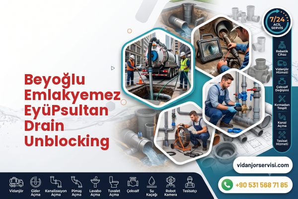 Beyoğlu Emlakyemez EyüPsultan Drain Unblocking