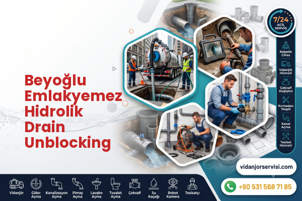 Beyoğlu Emlakyemez Hidrolik Drain Unblocking