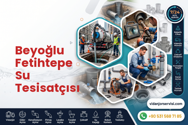 Beyoğlu Fetihtepe Su Tesisatçısı